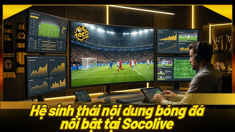 Hệ sinh thái nội dung bóng đá nổi bật tại Socolive